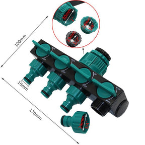 Adaptador de Mangueira 4 saídas - Use mais de uma Mangueira em apenas uma Torneira